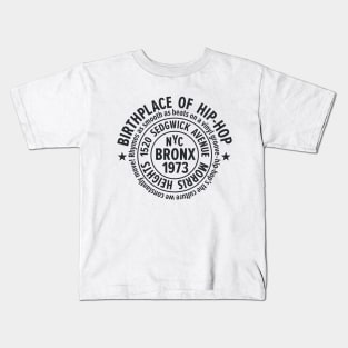 Bronx Hip-Hop - Celebrating 50 Years of Rhymes and Rhythms Kids T-Shirt